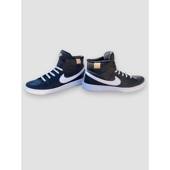 Mens Nike COURT ROYALE 2 MID Basketball Sneakers Sz 9 Black Onyx CQ9179 001 - Picture 2 of 10